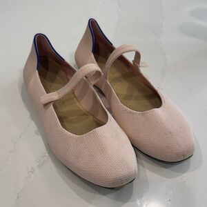 Rothy Elegant Pink Mary Jane Flats